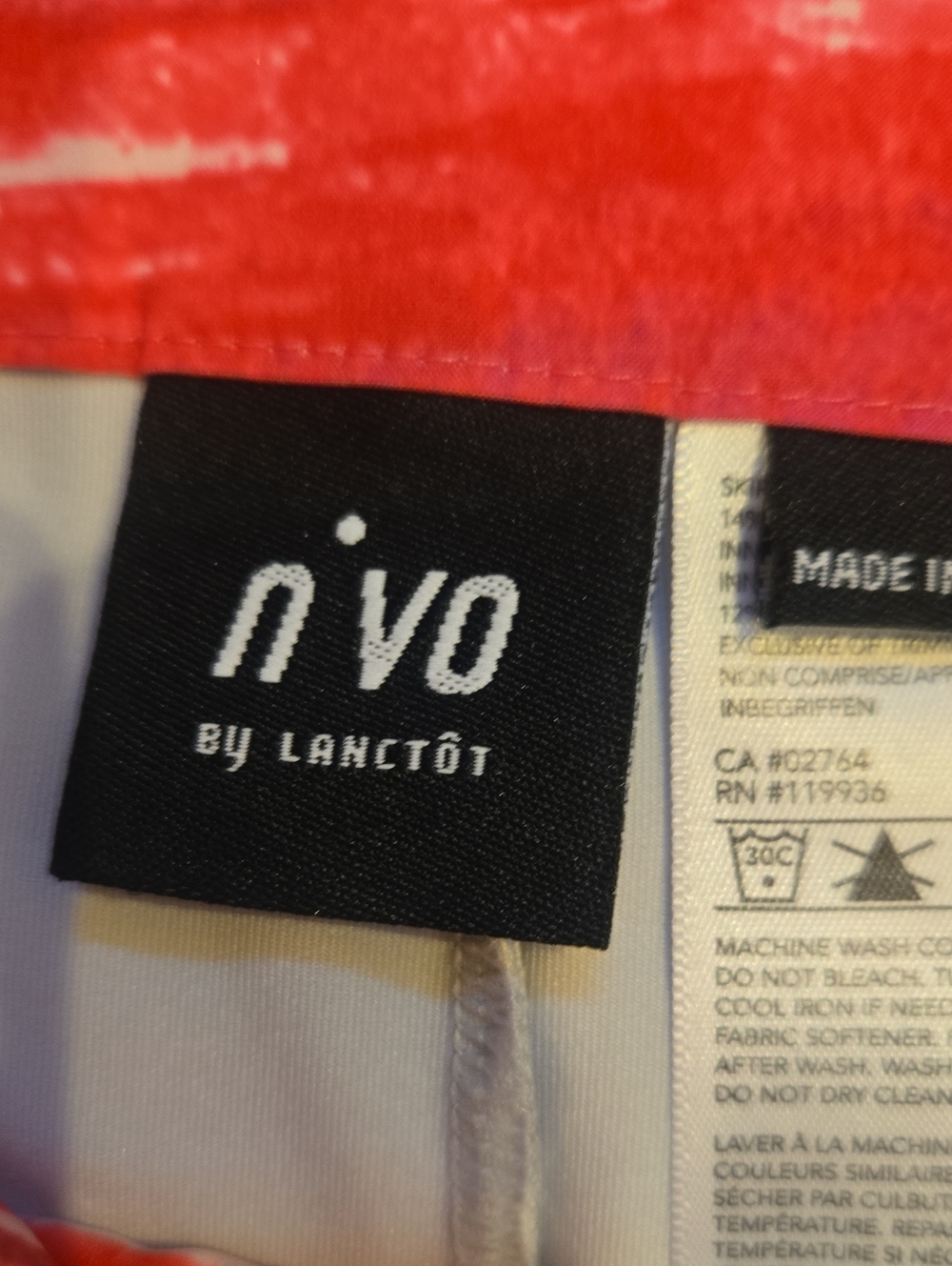NVO by Lanctot Multi-Color Leisure Skort - Picture 2 of 10